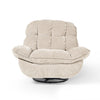 Grayson, Manual Recliner Chair Rocking Swivel with Storage - Beige