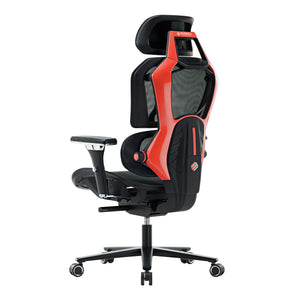 Eureka Ergonomic Typhon, Hybrid Ergonomic Gaming Chair, Red