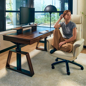 Ark, Standing Desk | Eureka Ergonomic, Walnut-colored